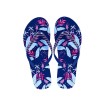 OEM soft PE rubber  flat  printing women flip flops footwear for outdoor beach