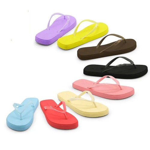 Plain Flat Shoes Eva Woman Platform Slipper Flip Flop, Thong Thick Sole Eva Flip Flop Slipper For Woman